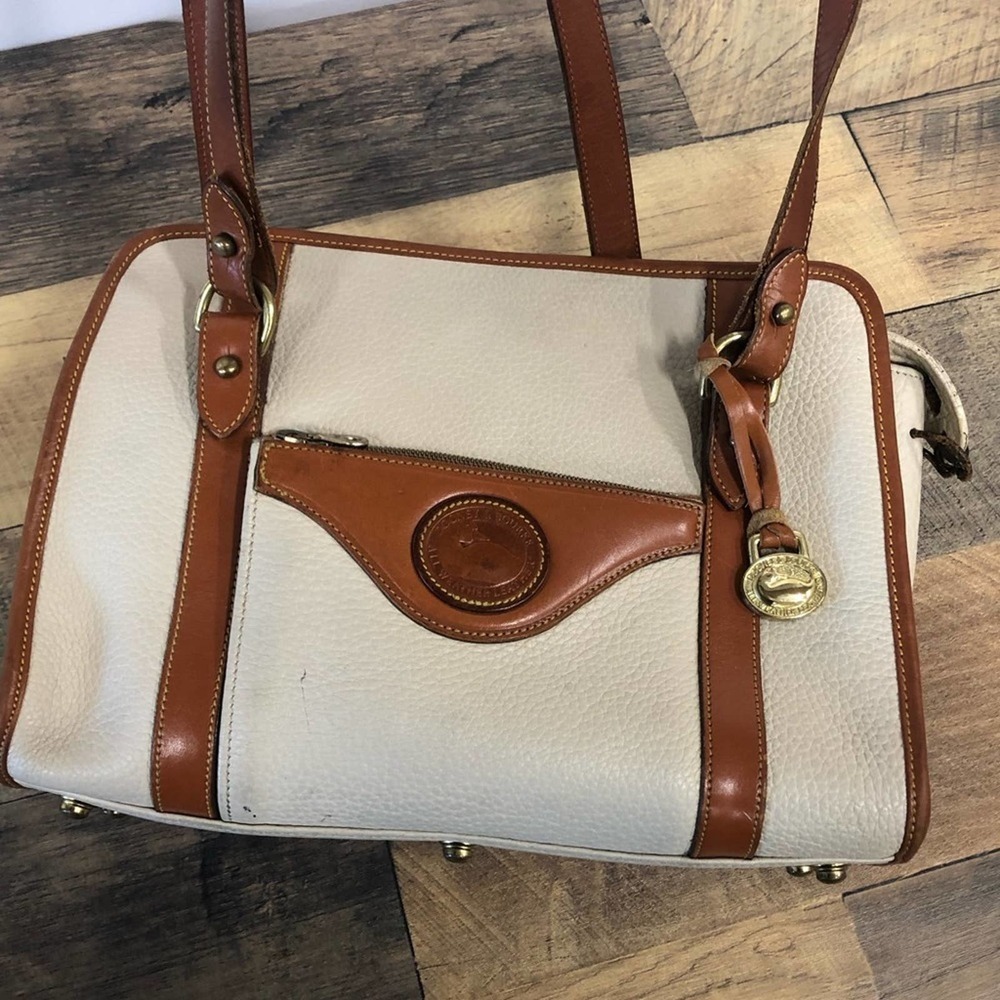 Dooney & Bourke Leather Purse White and brown